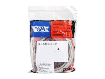 Tripp Lite USB Server Interface Unit (SIU) for Cat5 IP KVM Switches, Virtual Media Up to 12Mbps, HD15, USB, RJ45 (B078-101-USB2)