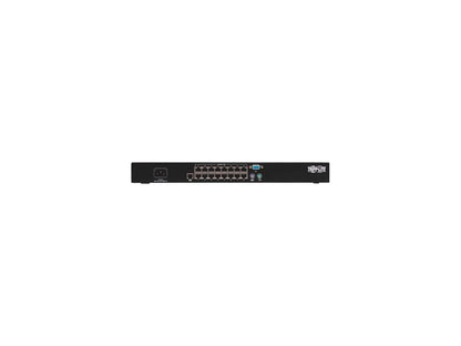 TRIPP LITE B072-016-1A NetCommander 16-Port Cat5 KVM Switch 1U Rack-Mount with PS2 to USB Input Adapter
