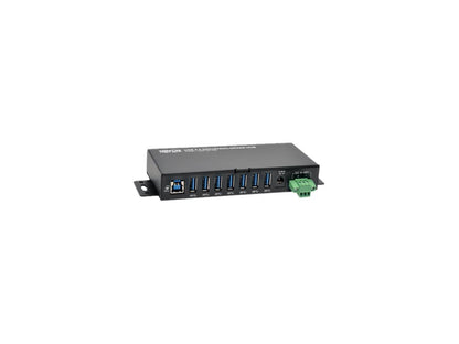 TRIPP.LITE U360-007-IND 7-Port Industrial USB 3.0 SuperSpeed Hub 20KV ESD Immunity Metal