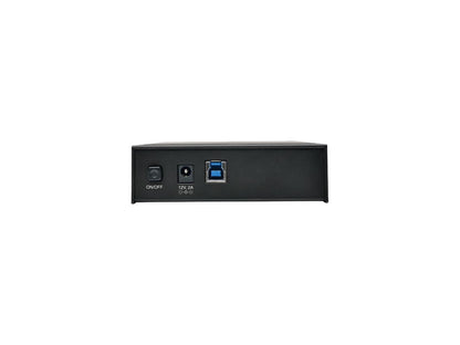 Tripp Lite USB 3.0 to SATA Hard Drive Lay-Flat Quick Dock for 2.5-in. and 3.5-in. HDD and SSD (U339-001-FLAT)