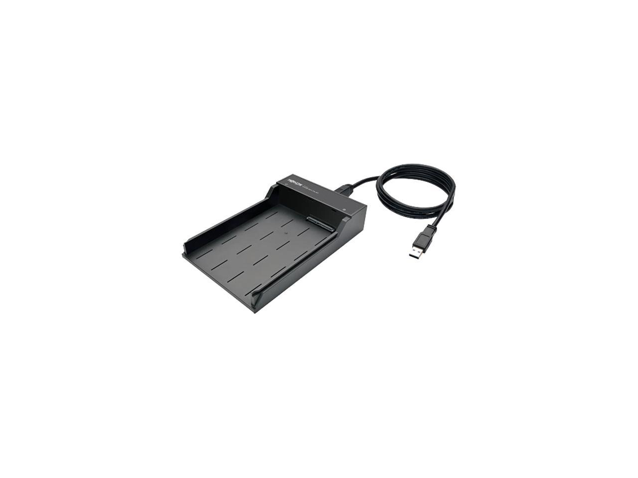 Tripp Lite USB 3.0 to SATA Hard Drive Lay-Flat Quick Dock for 2.5-in. and 3.5-in. HDD and SSD (U339-001-FLAT)