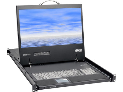 Tripp Lite 1U Rack-Mount Console with 19" LCD, DVI or VGA, TAA (B021-000-19-HD)