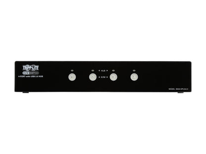 TRIPP LITE B004-DPUA4-K 4-Port DisplayPort KVM Switch w/Audio, Cables and USB 3.0 SuperSpeed Hub