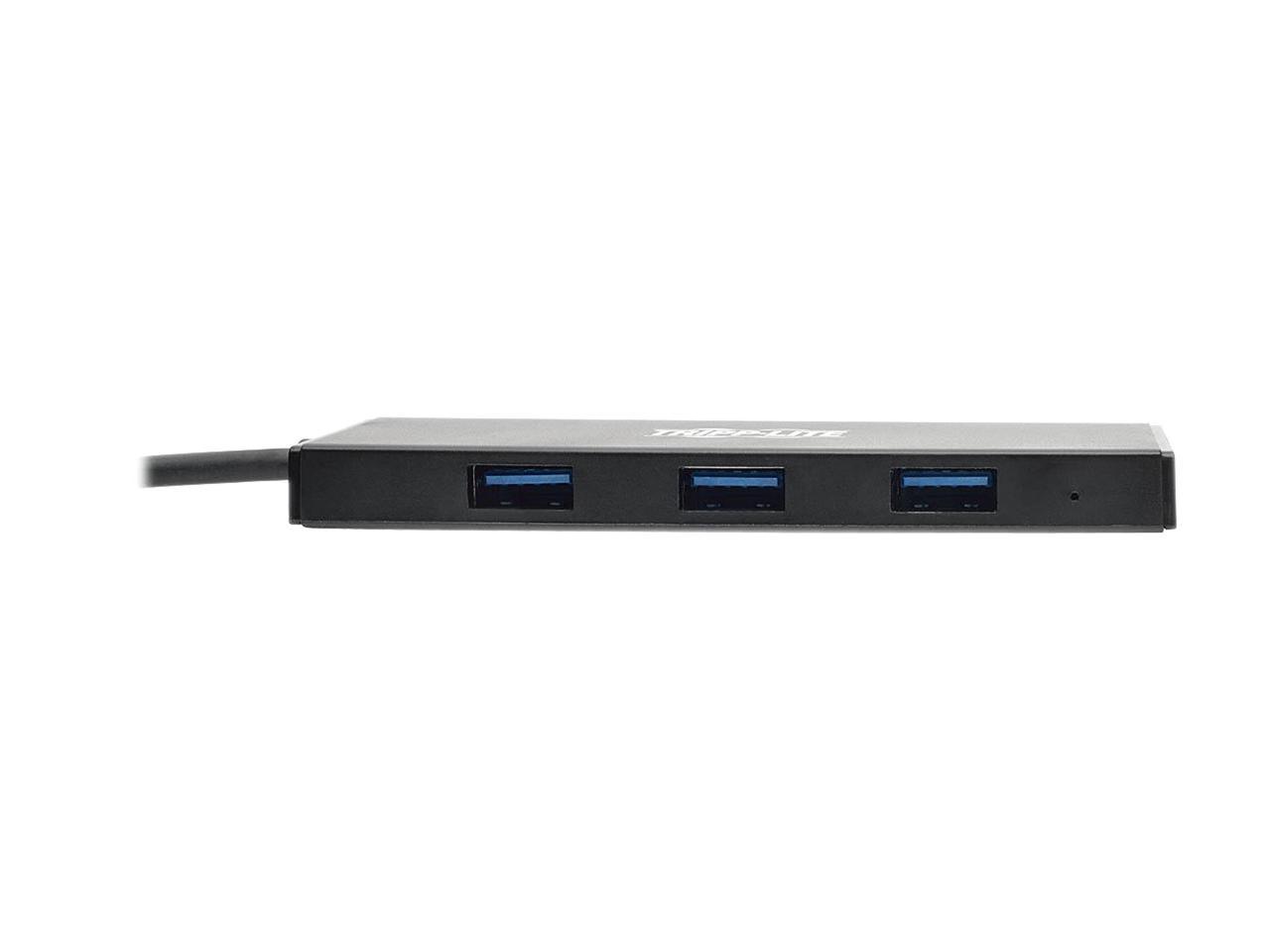 Tripp Lite U360-004-SLIM 4-Port Ultra-Slim Portable USB 3.0 SuperSpeed Hub