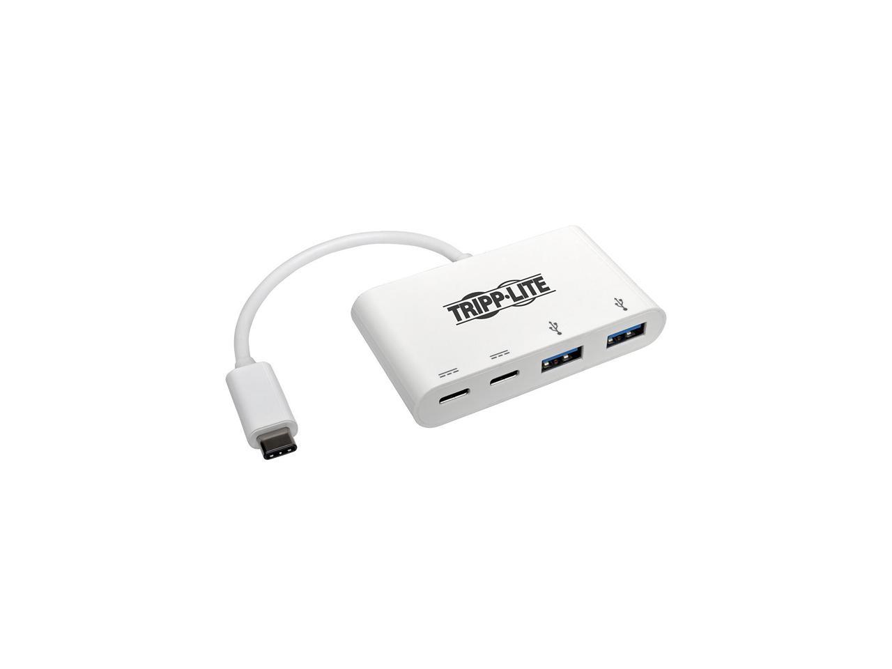 Tripp Lite 4-Port USB 3.1 Gen 1 Portable Hub USB-C to x2 USB-A and x2 USB-C (U460-004-2A2C)