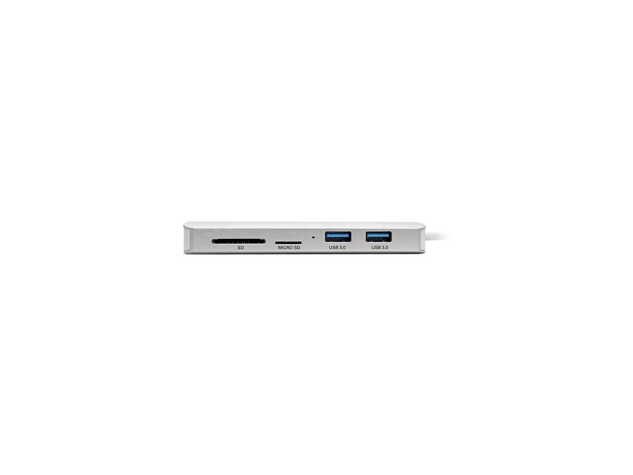 Tripp Lite USB C Docking Station 4k w/USB Hub HDMI SD/Micro SD Gbe Charging (U442-DOCK11-S)