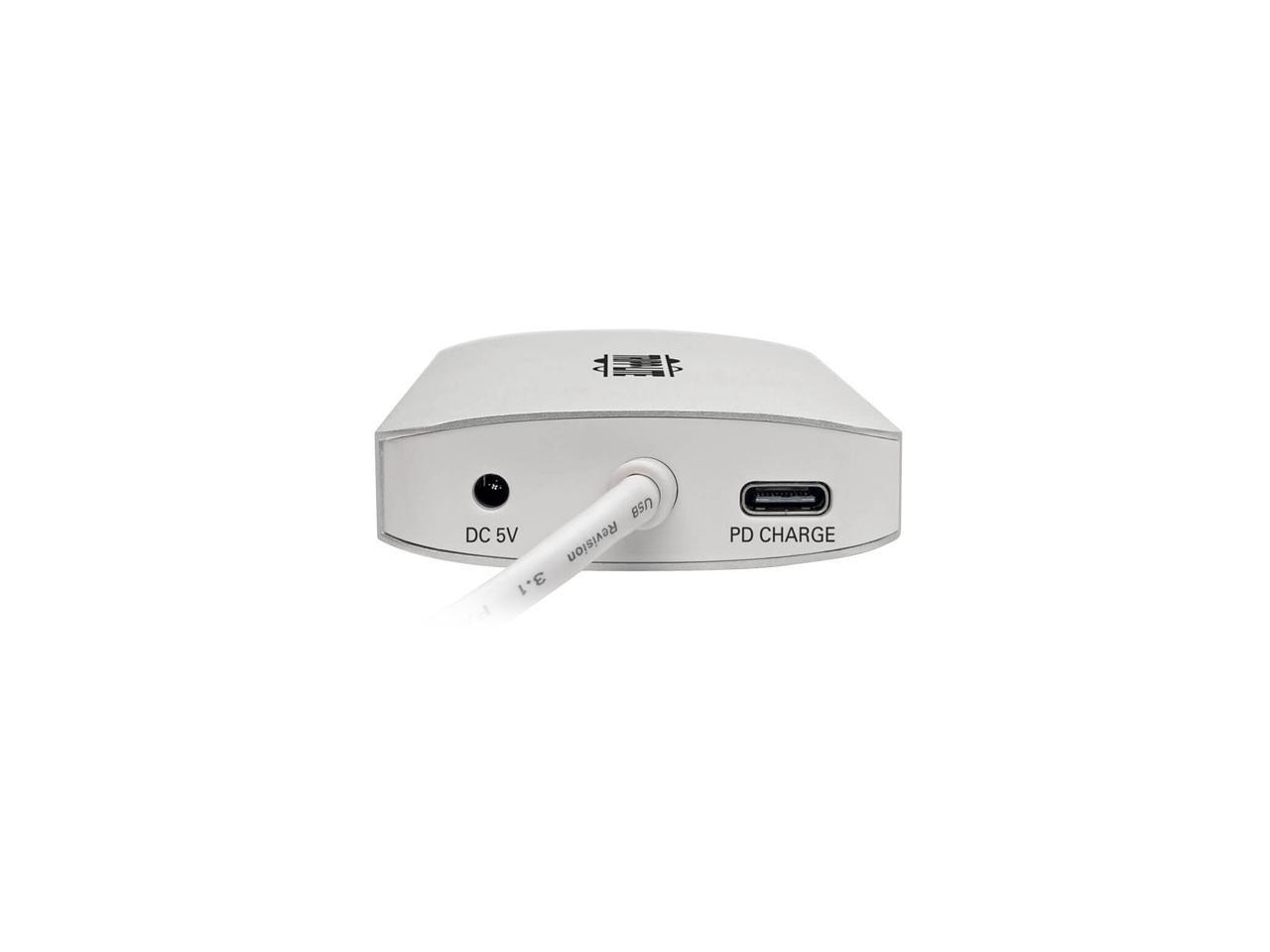 Tripp Lite USB C Docking Station 4k w/USB Hub HDMI SD/Micro SD Gbe Charging (U442-DOCK11-S)