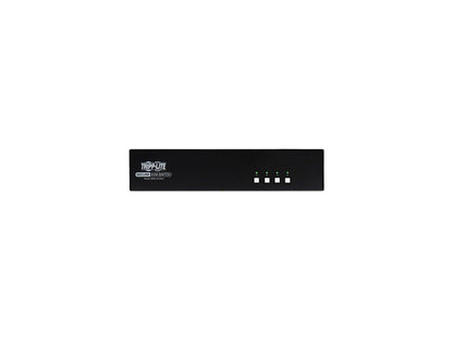 Tripp Lite Secure 4 Port KVM Switch, DisplayPort to DisplayPort, Dual Monitor, 4K, NIAP PP3.0, Audio, Common Access Card, TAA-Compliant (B002-DP2AC4)