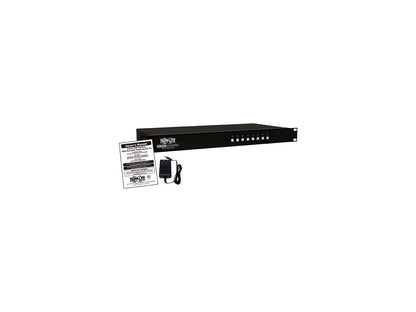 Tripp Lite 8 Port Secure KVM Switch, DVI to DVI, Single Monitor, NIAP PP3.0 Certified, Audio, Common Access Card, TAA-Compliant (B002-DV1AC8)