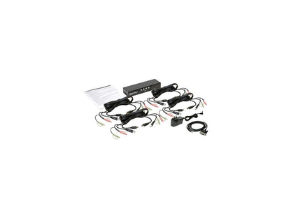 Tripp Lite 4-Port HDMI/USB KVM Switch with Audio/Video and USB Peripheral Sharing