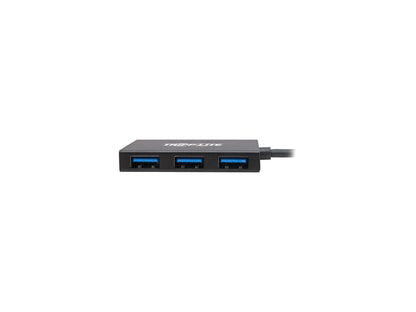 Tripp Lite USB 3.0 SuperSpeed Slim Hub, 5 Gbps - 4 USB-A Ports, Portable, Aluminum