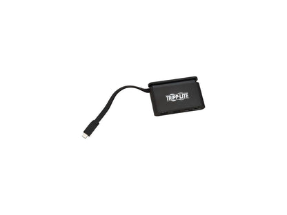 Tripp Lite U460-T04-2A2C-1 USB 3.1 Gen 1 USB-C Hub, 5 Gbps - 2 USB-C & 2 USB-A, Thunderbolt 3 Compatible, Portable, Black
