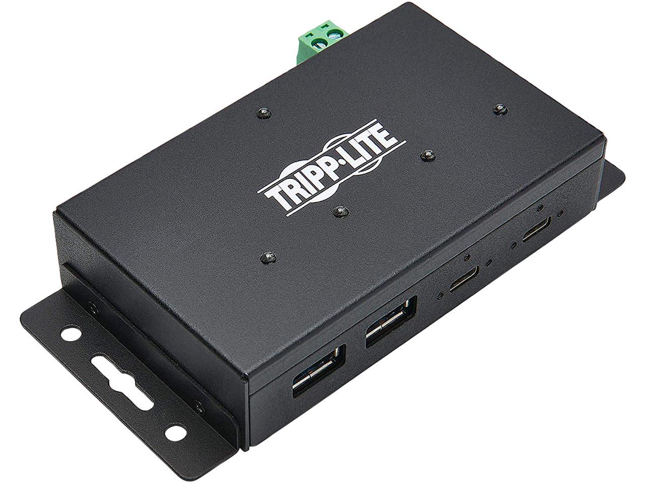 Tripp Lite U460-2A2C-IND 4-Port Industrial-Grade USB 3.1 Gen 2 Hub