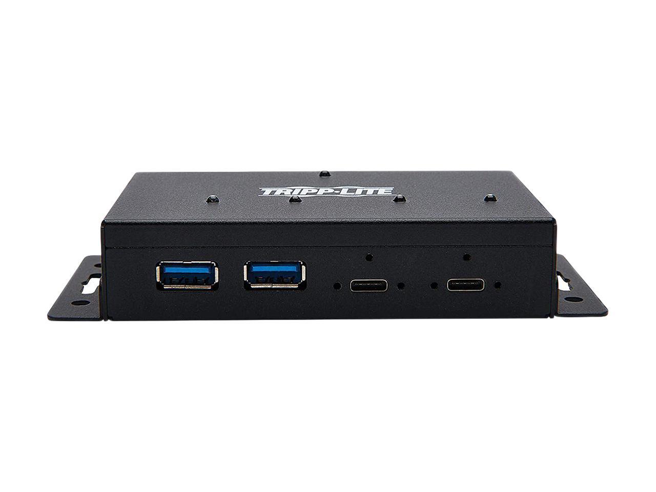 Tripp Lite U460-2A2C-IND 4-Port Industrial-Grade USB 3.1 Gen 2 Hub