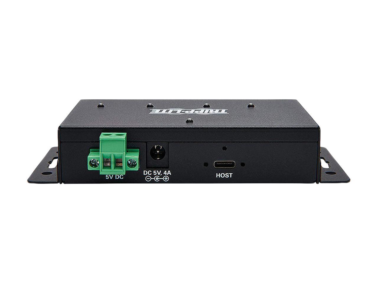 Tripp Lite U460-2A2C-IND 4-Port Industrial-Grade USB 3.1 Gen 2 Hub