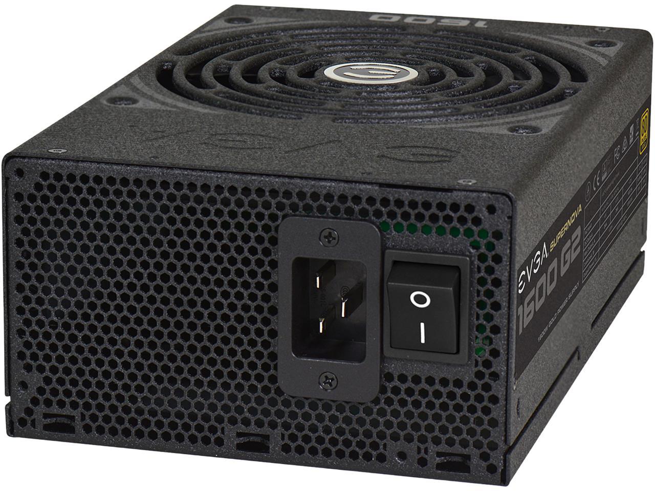EVGA SuperNOVA 1600 G2 120-G2-1600-X1 80+ GOLD 1600W Fully Modular Includes FREE Power On Self Tester Power Supply