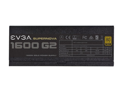 EVGA SuperNOVA 1600 G2 120-G2-1600-X1 80+ GOLD 1600W Fully Modular Includes FREE Power On Self Tester Power Supply