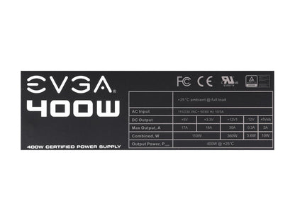 EVGA 400 N1 100-N1-0400-L1 400W Power Supply