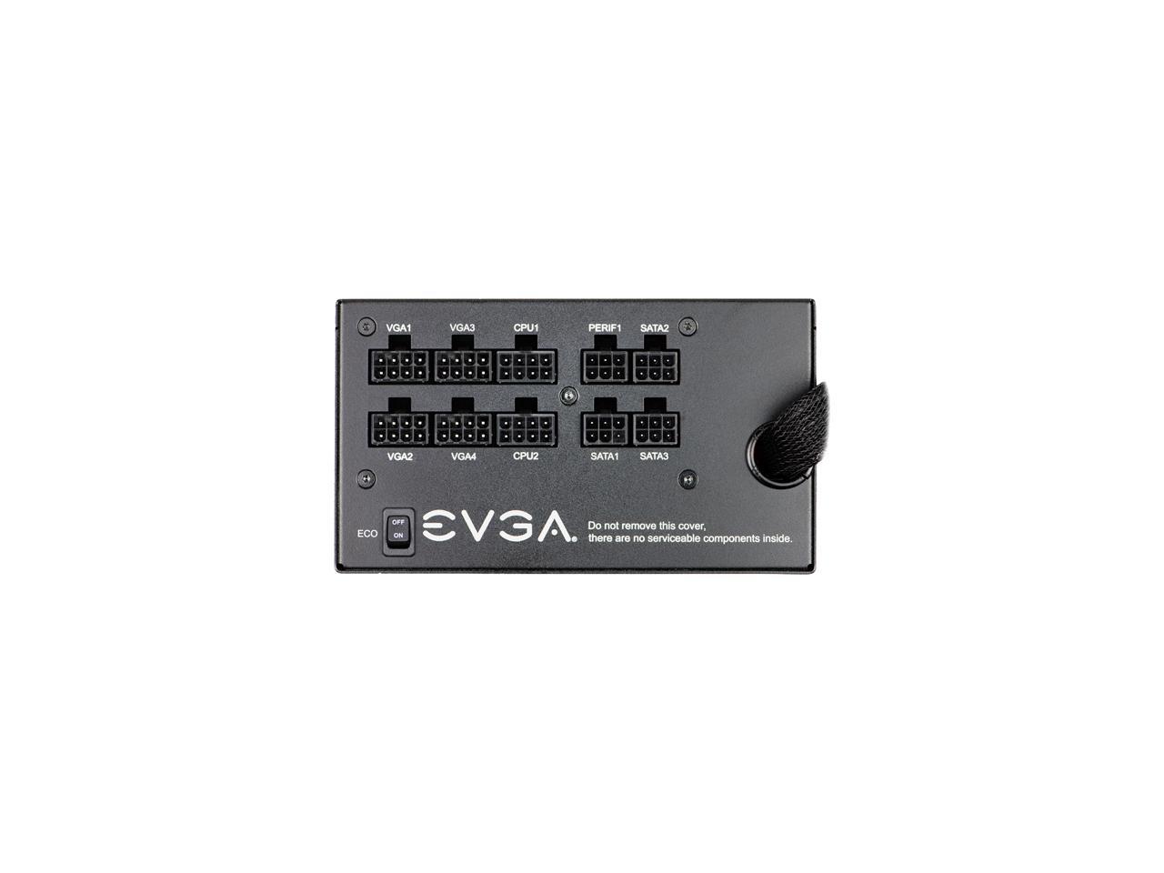 EVGA 750 GQ, 80+ GOLD 750W, Semi Modular, EVGA ECO Mode, 5 Year Warranty, Power Supply 210-GQ-0750-V1