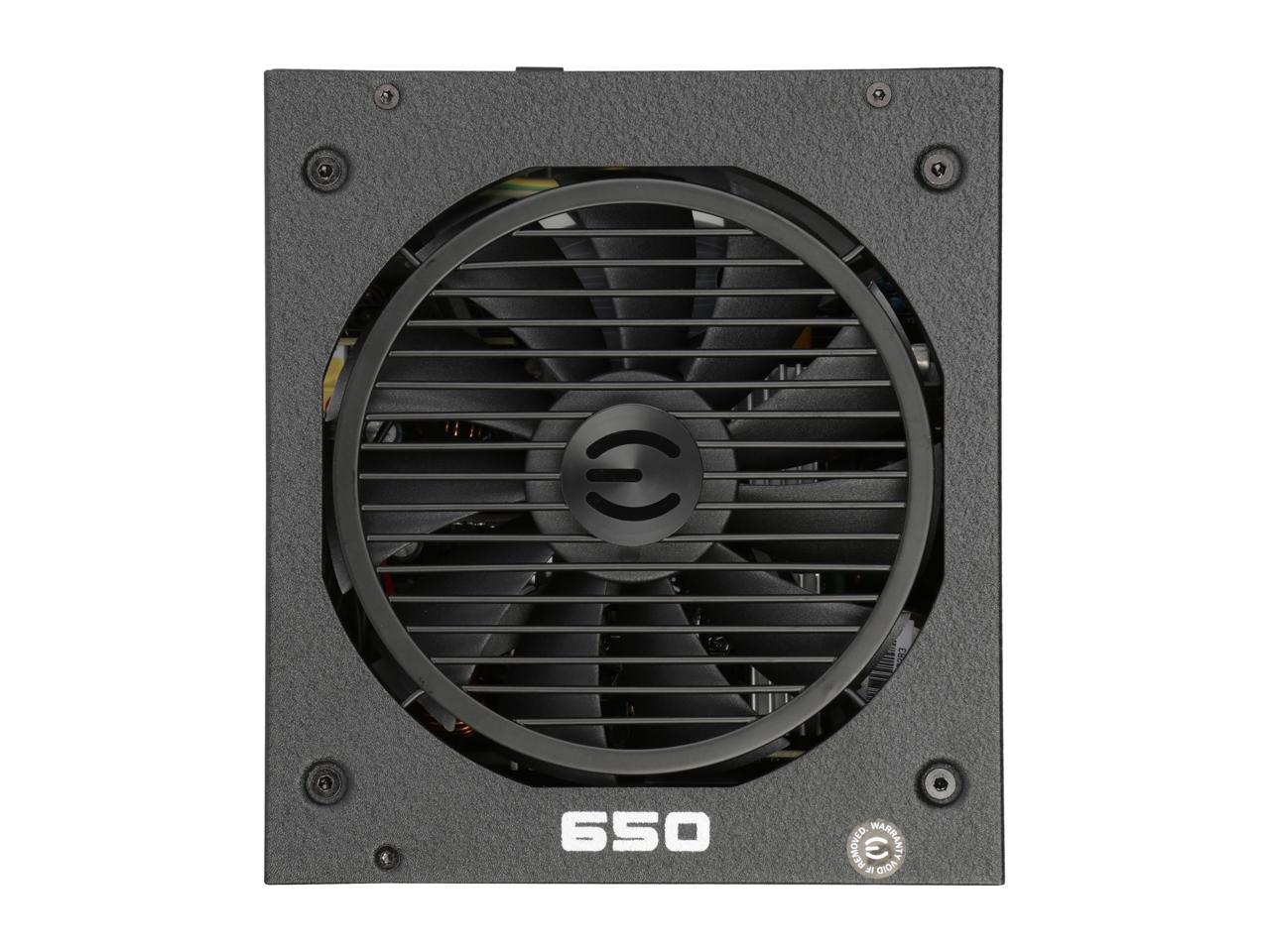 EVGA 650 BQ 110-BQ-0650-V1 80+ BRONZE 650W Semi Modular Includes FREE Power On Self Tester Power Supply