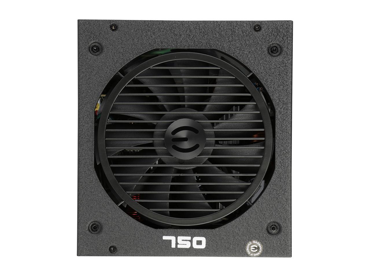 EVGA 750 BQ 110-BQ-0750-V1 80+ BRONZE 750W Semi Modular Includes FREE Power On Self Tester Power Supply