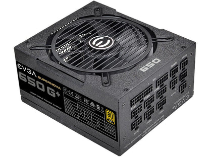 EVGA SuperNOVA 650 G+, 80 Plus Gold 650W, Fully Modular, FDB Fan, 10 Year Warranty, Includes Power ON Self Tester, Power Supply 120-GP-0650-X1