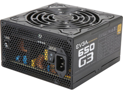 EVGA G3 Series 220-G3-0650-RX 650W ATX12V / EPS12V SLI Ready CrossFire Ready 80 PLUS GOLD Certified Full Modular Power Supply