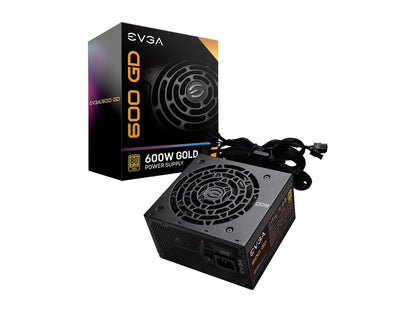 EVGA 600 GD 100-GD-0600-V1 600 W ATX12V / EPS12V 80 PLUS GOLD Certified Non-Modular Active PFC Power Supply