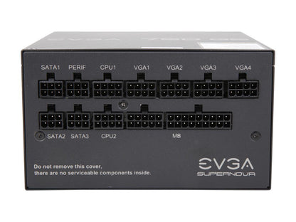 EVGA SuperNOVA 750 G5, 80 Plus Gold 750W, Fully Modular, Eco Mode with FDB Fan, 10 Year Warranty, Includes Power ON Self Tester, Compact 150mm Size, Power Supply 220-G5-0750-X1