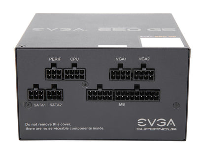 EVGA SuperNOVA 650 G5, 80 Plus Gold 650W, Fully Modular, Eco Mode with FDB Fan, 10 Year Warranty, Includes Power ON Self Tester, Compact 150mm Size, Power Supply 220-G5-0650-X1