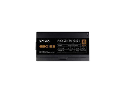 EVGA 850 B5, 80 Plus BRONZE 850W, Fully Modular, EVGA ECO Mode, 5 Year Warranty, Compact 150mm Size, Power Supply - 220-B5-0850-V1