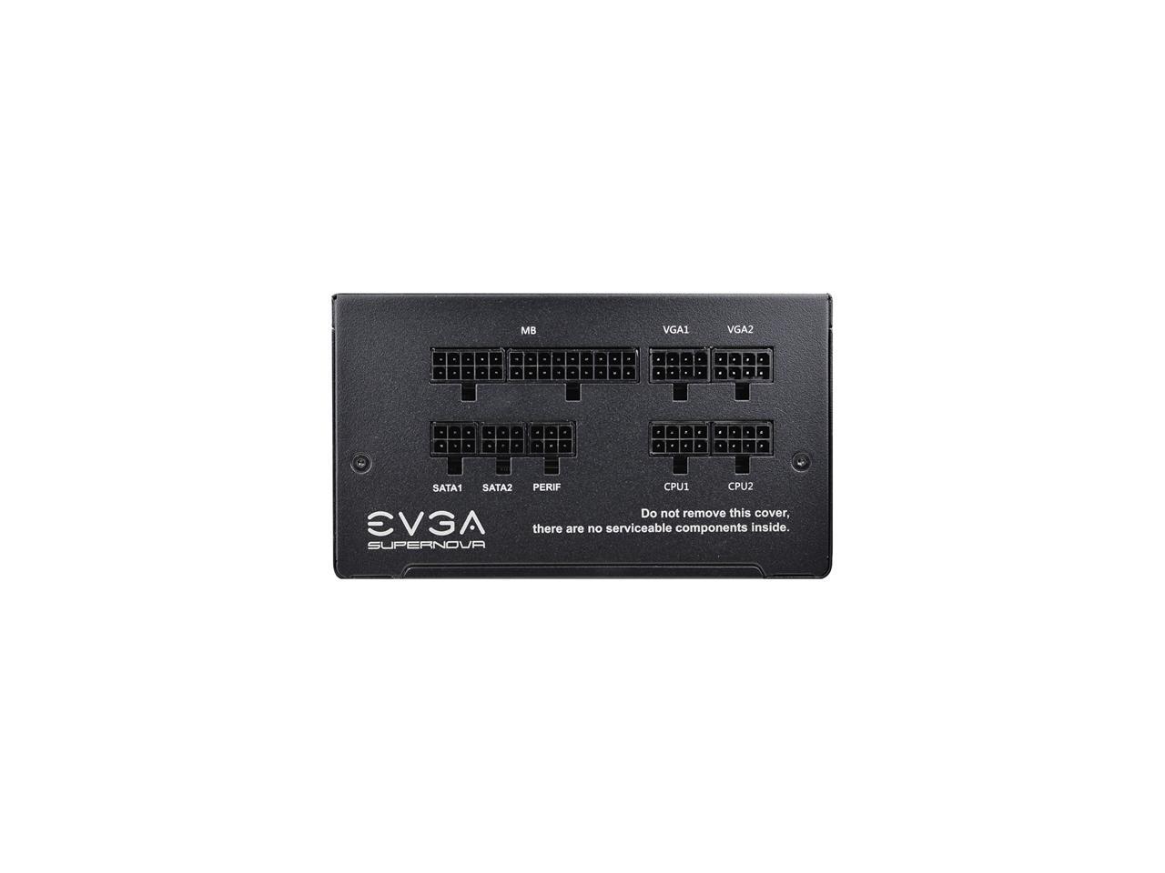 EVGA SuperNOVA 750 GT, 80 Plus Gold 750W, Fully Modular, Auto Eco Mode with FDB Fan, 7 Year Warranty, Includes Power ON Self Tester, Compact 150mm Size, Power Supply 220-GT-0750-Y1