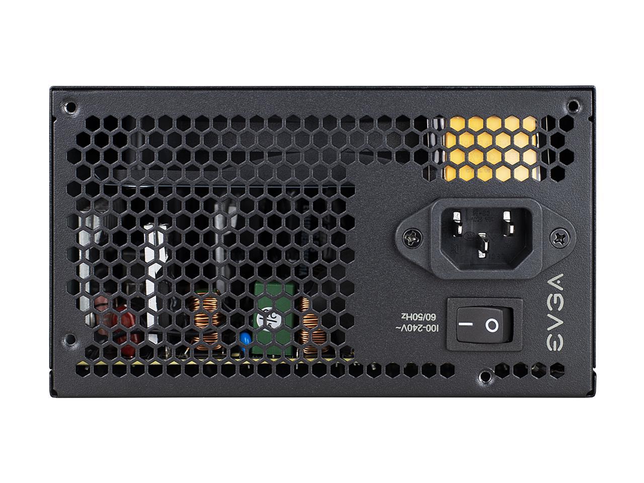 EVGA 600 W3, 80+ White 600W, Compact 140mm Size, Non-Modular Active PFC Power Supply, 3 Year Warranty, 100-W3-0600-K1