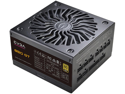 EVGA SuperNOVA 850 GT, 80 Plus Gold 850W, Fully Modular, Auto Eco Mode with FDB Fan, 7 Year Warranty, Includes Power ON Self Tester, Compact 150mm Size, Power Supply 220-GT-0850-Y1