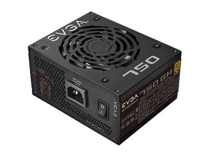 EVGA SuperNOVA 750 GM 123-GM-0750-X1 80 PLUS Gold 750W, Fully Modular, ECO Mode with FDB Fan, Includes Power ON Self Tester, SFX Form Factor, Power Supply