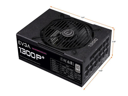 EVGA SuperNOVA 1300 P+ 220-PP-1300-X1 1300 W ATX12V / EPS12V 80 PLUS PLATINUM Certified Full Modular Active PFC Power Supply
