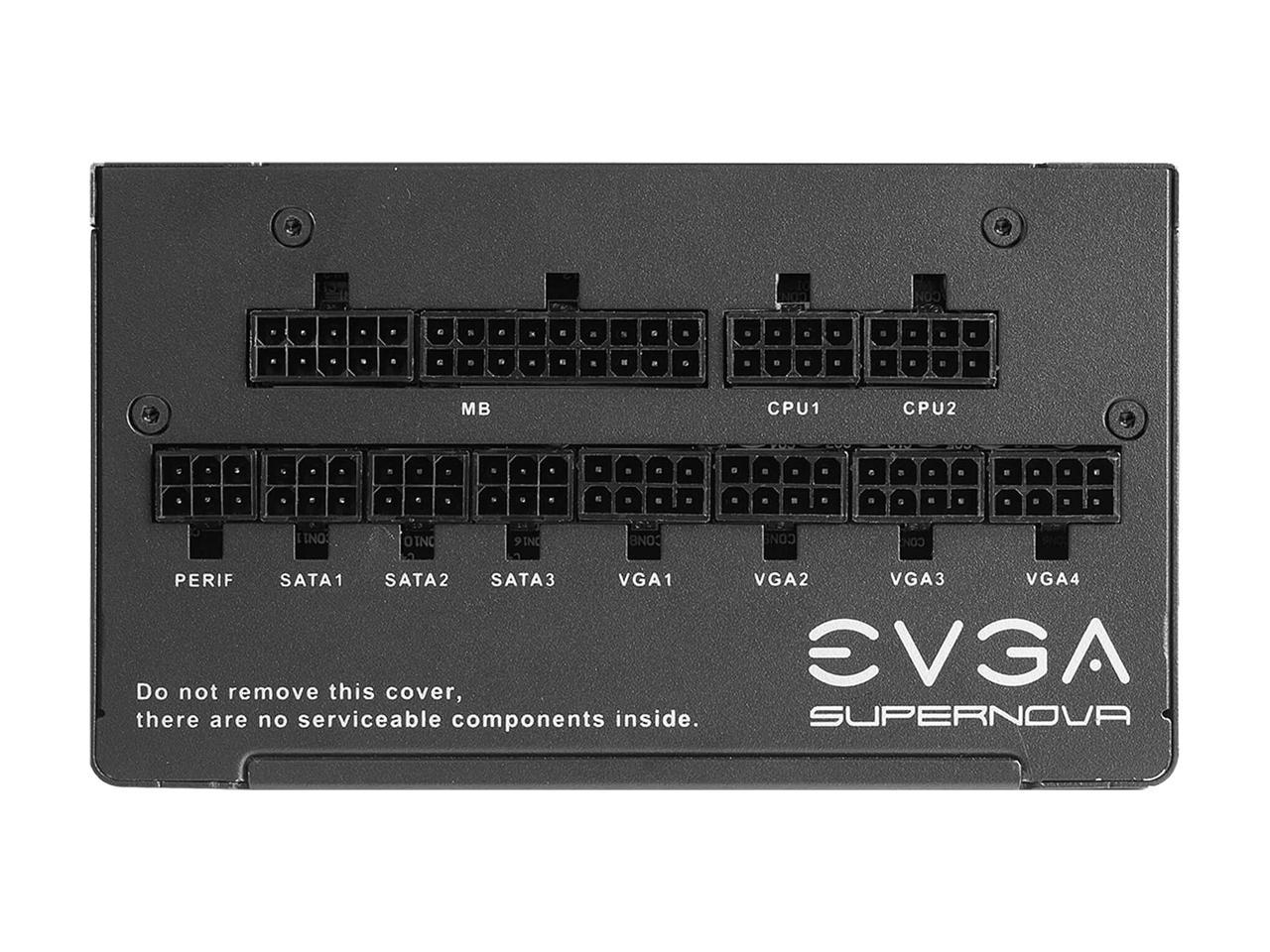 EVGA SuperNOVA 750 G6, 80 Plus Gold 750W, Fully Modular, Eco Mode with FDB Fan, 10 Year Warranty, Includes Power ON Self Tester, Compact 140mm Size, Power Supply 220-G6-0750-X1