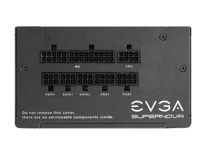 EVGA SuperNOVA 650 G6, 80 Plus Gold 650W, Fully Modular, Eco Mode with FDB Fan, 10 Year Warranty, Includes Power ON Self Tester, Compact 140mm Size, Power Supply 220-G6-0650-X1