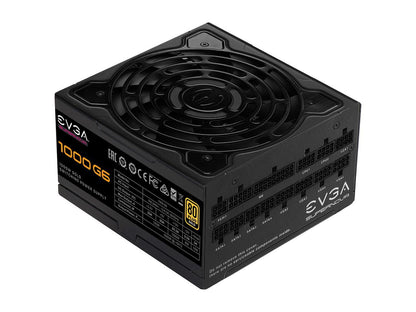 EVGA SuperNOVA 1000 G6, 80 Plus Gold 1000W, Fully Modular, Eco Mode with FDB Fan, 10 Year Warranty, Includes Power ON Self Tester, Compact 140mm Size, Power Supply 220-G6-1000-X1