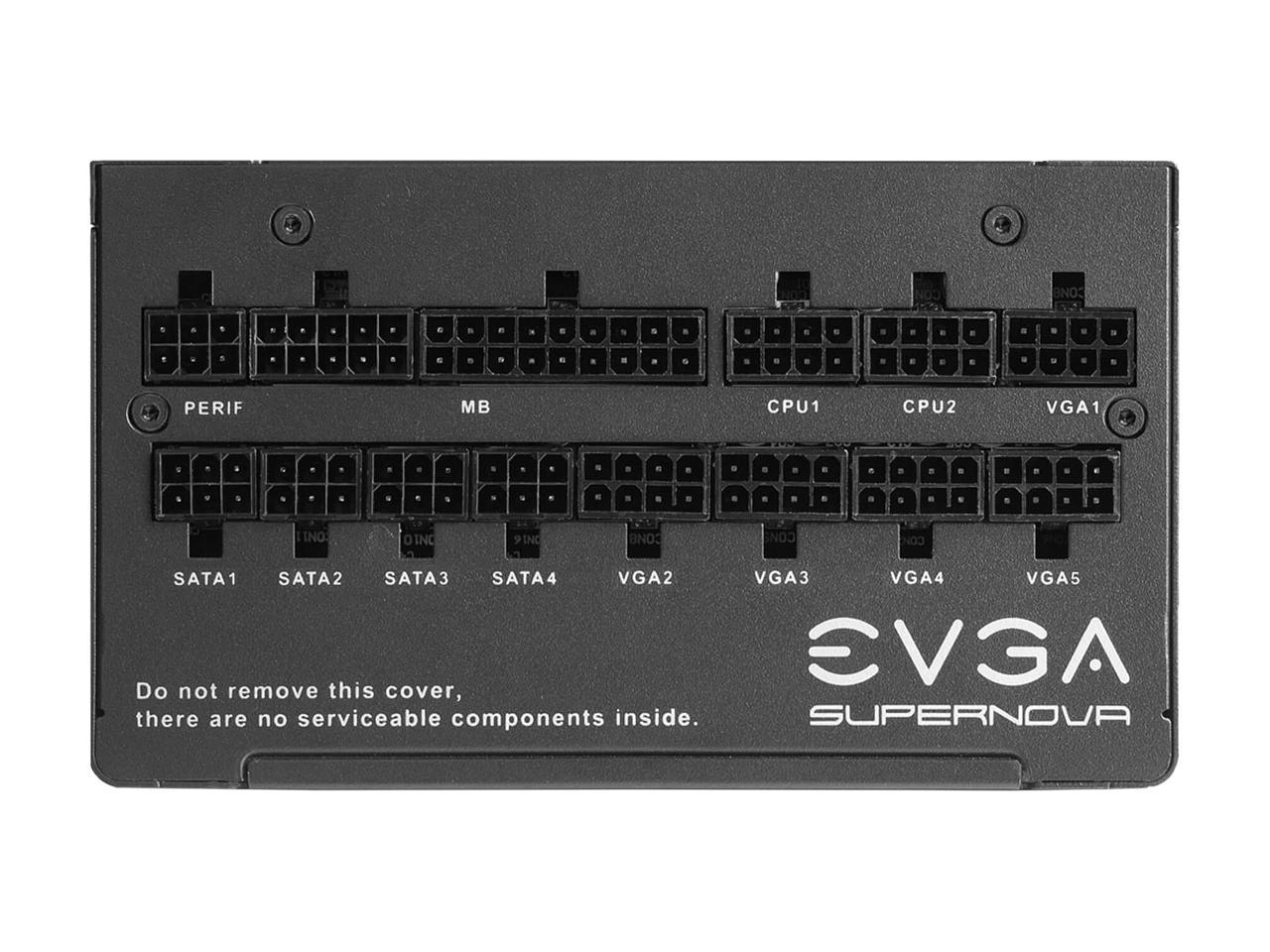 EVGA SuperNOVA 1000 G6, 80 Plus Gold 1000W, Fully Modular, Eco Mode with FDB Fan, 10 Year Warranty, Includes Power ON Self Tester, Compact 140mm Size, Power Supply 220-G6-1000-X1