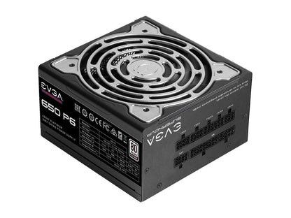 EVGA SuperNOVA 650 P6, 80 Plus Platinum 650W, Fully Modular, Eco Mode with FDB Fan, 10 Year Warranty, Includes Power ON Self Tester, Compact 140mm Size, Power Supply 220-P6-0650-X1