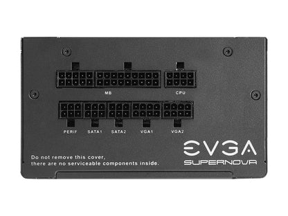 EVGA SuperNOVA 650 P6, 80 Plus Platinum 650W, Fully Modular, Eco Mode with FDB Fan, 10 Year Warranty, Includes Power ON Self Tester, Compact 140mm Size, Power Supply 220-P6-0650-X1
