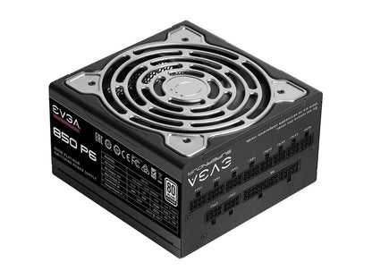 EVGA SuperNOVA 850 P6, 80 Plus Platinum 850W, Fully Modular, Eco Mode with FDB Fan, 10 Year Warranty, Includes Power ON Self Tester, Compact 140mm Size, Power Supply 220-P6-0850-X1