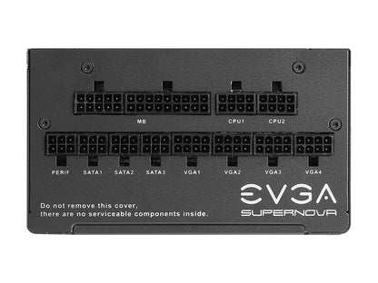 EVGA SuperNOVA 850 P6, 80 Plus Platinum 850W, Fully Modular, Eco Mode with FDB Fan, 10 Year Warranty, Includes Power ON Self Tester, Compact 140mm Size, Power Supply 220-P6-0850-X1