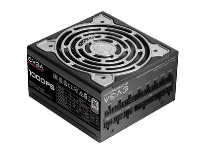 EVGA SuperNOVA 1000 P6, 80 Plus Platinum 1000W, Fully Modular, Eco Mode with FDB Fan, 10 Year Warranty, Includes Power ON Self Tester, Compact 140mm Size, Power Supply 220-P6-1000-X1