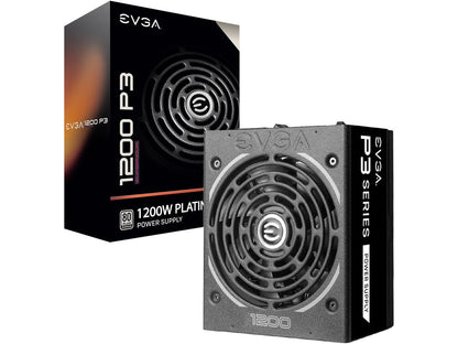 EVGA SuperNOVA P3 220-P3-1200-X1 1200W ATX12V / EPS12V 80 PLUS PLATINUM Certified Full Modular Active PFC Power Supply