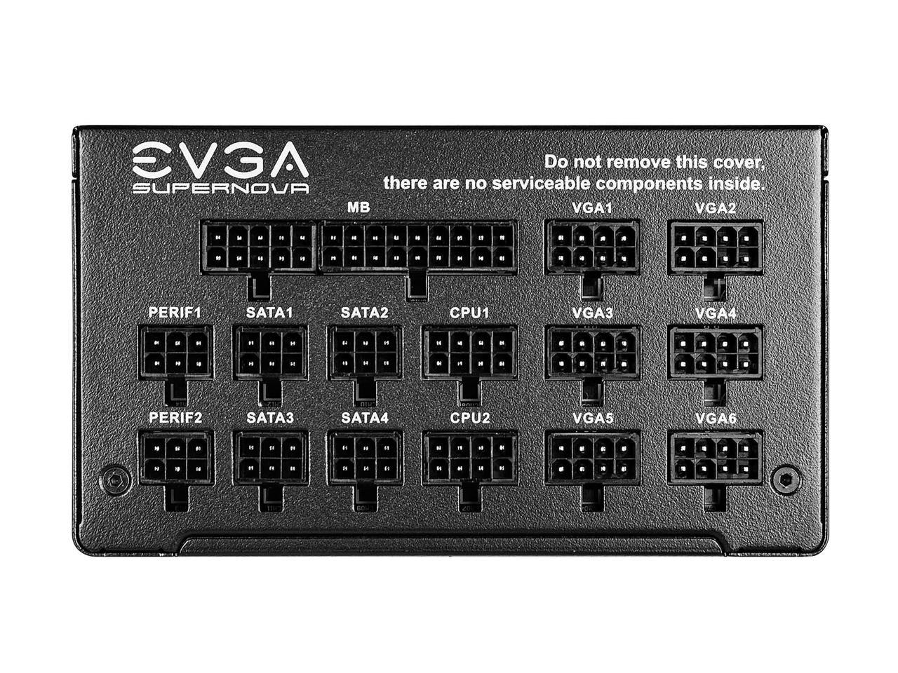 EVGA SuperNOVA 1300 GT, 80 Plus Gold 1300W, Fully Modular, Eco Mode with FDB Fan, 10 Year Warranty, Includes Power ON Self Tester, Compact 180mm Size, Power Supply 220-GT-1300-X1