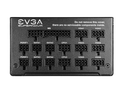 EVGA SuperNOVA 1300 GT, 80 Plus Gold 1300W, Fully Modular, Eco Mode with FDB Fan, 10 Year Warranty, Includes Power ON Self Tester, Compact 180mm Size, Power Supply 220-GT-1300-X1