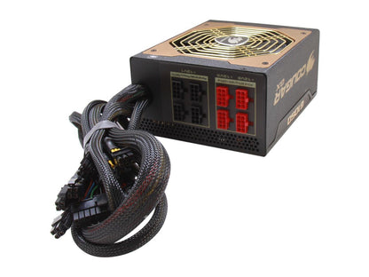 COUGAR COUGAR-GX1050 1050W ATX12V / EPS12V SLI Ready CrossFire Ready 80 PLUS GOLD Certified Yes, flexible cable management Active PFC Power Supply Haswell ready