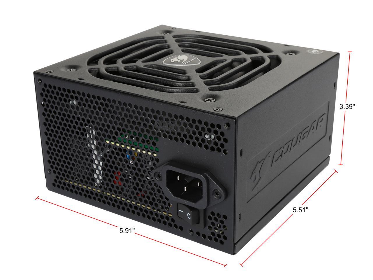 COUGAR VTE600 600W ATX12V 80 PLUS BRONZE Certified Non-Modular Active PFC Power Supply